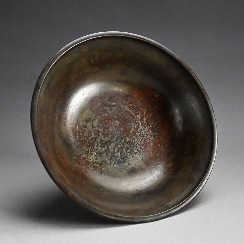 Footed Art-Deco Bronze Vase ー初代 中島 保美 “青銅花器”