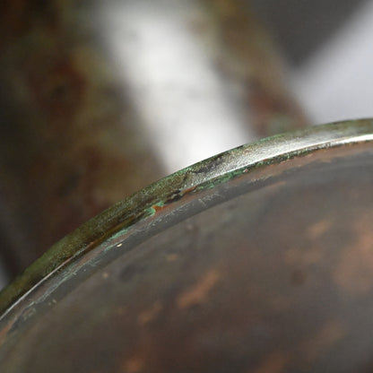 Footed Art-Deco Bronze Vase ー初代 中島 保美 “青銅花器”