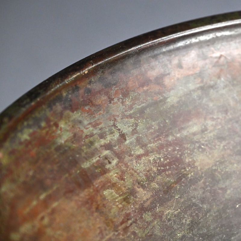 Footed Art-Deco Bronze Vase ー初代 中島 保美 “青銅花器”