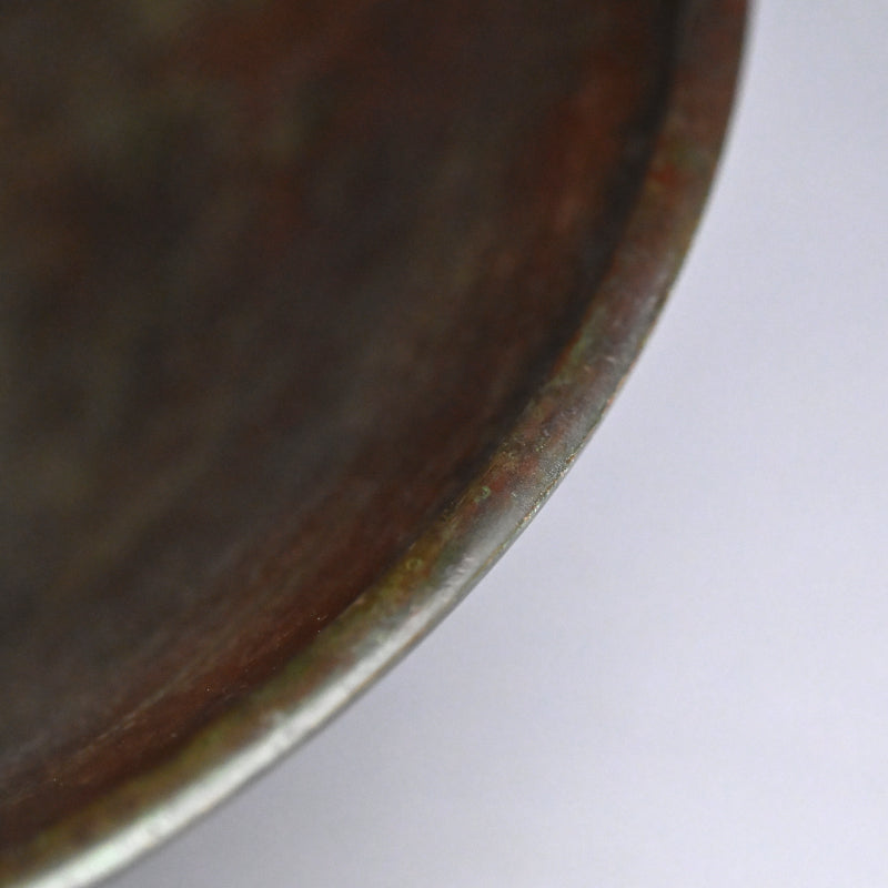Footed Art-Deco Bronze Vase ー初代 中島 保美 “青銅花器”