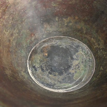 Footed Art-Deco Bronze Vase ー初代 中島 保美 “青銅花器”