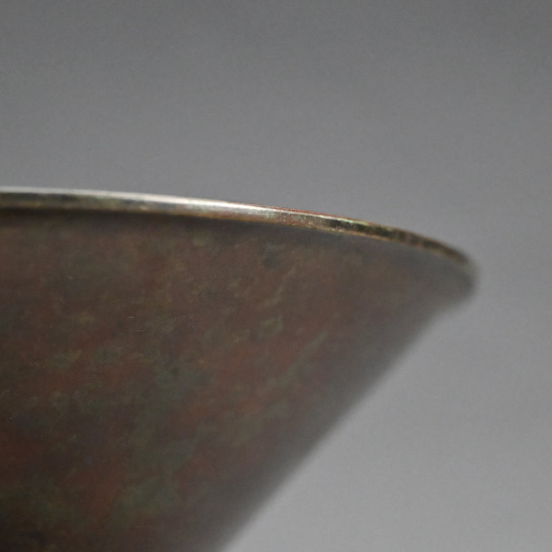 Footed Art-Deco Bronze Vase ー初代 中島 保美 “青銅花器”