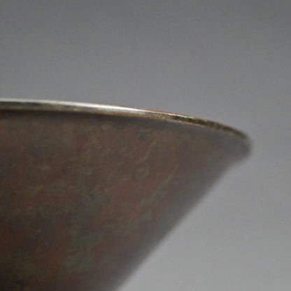 Footed Art-Deco Bronze Vase ー初代 中島 保美 “青銅花器”