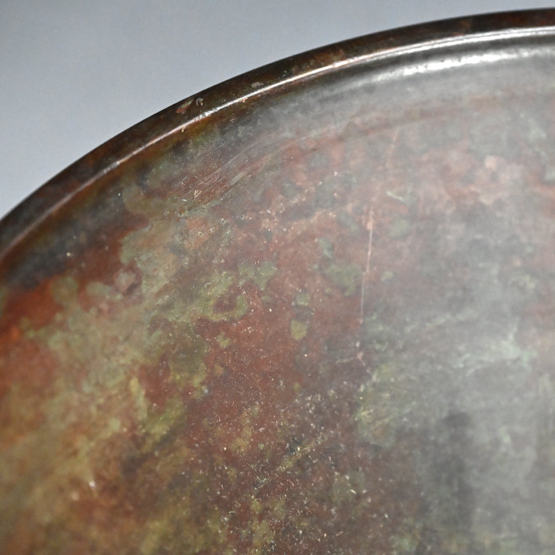 Footed Art-Deco Bronze Vase ー初代 中島 保美 “青銅花器”