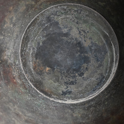Footed Art-Deco Bronze Vase ー初代 中島 保美 “青銅花器”