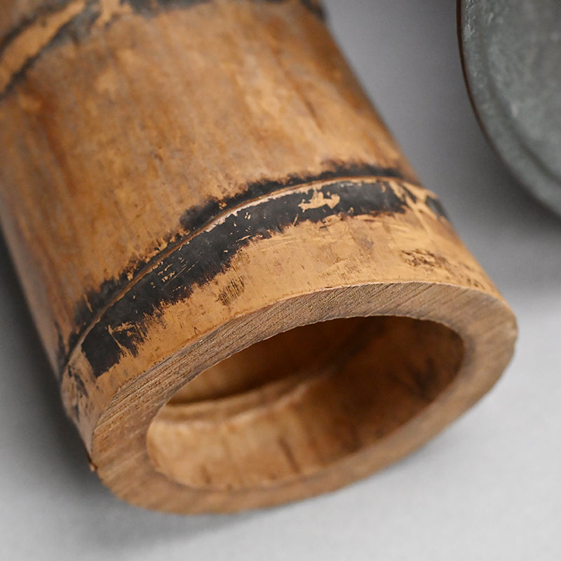 Edo p. Flaring Bronze Vase w/ Dragonfly Handles