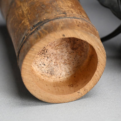Edo p. Flaring Bronze Vase w/ Dragonfly Handles
