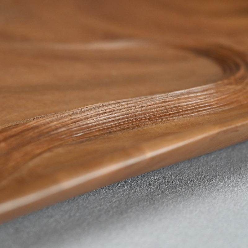 Nyoi Wood Tray by Shochikusai ー市川 小竹斎 "払子如意刻 香盆"