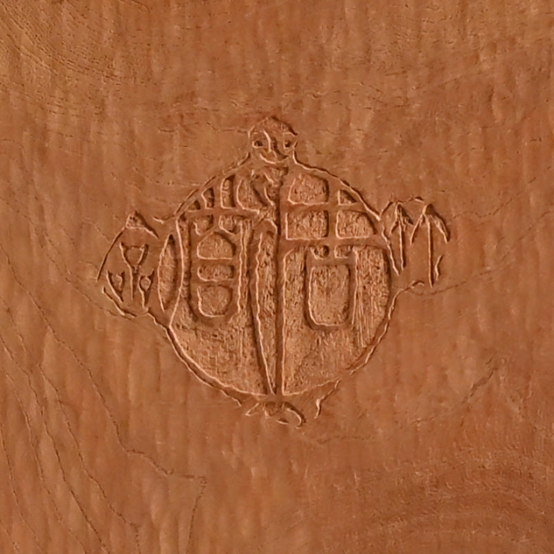 Nyoi Wood Tray by Shochikusai ー市川 小竹斎 "払子如意刻 香盆"