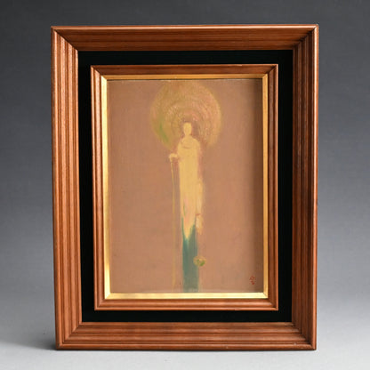 Korean Artist Oil Painting, Kannon/Guanyin, Goddess of Mercy ー全 和凰