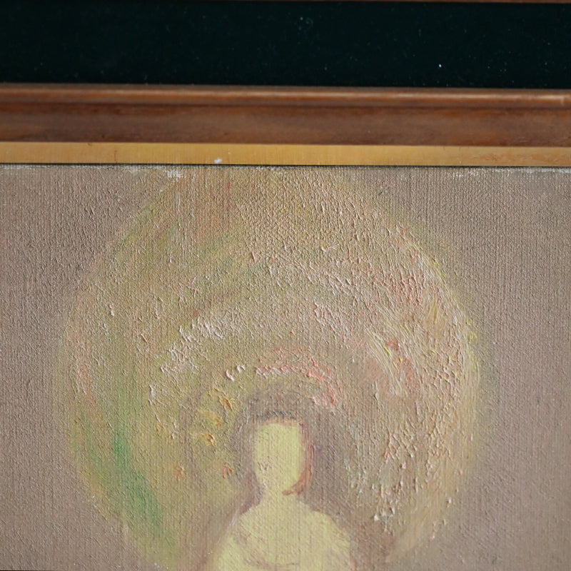 Korean Artist Oil Painting, Kannon/Guanyin, Goddess of Mercy ー全 和凰