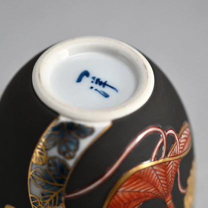 Exquisite natsume Maccha Tea Container ー山本 一洋 “純プラチナ彩 寿”