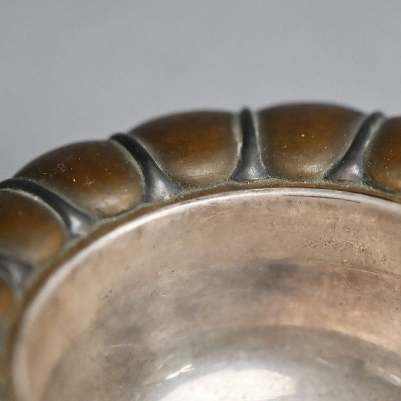 Breathtaking Bronze & Silver Koro Incense Burner