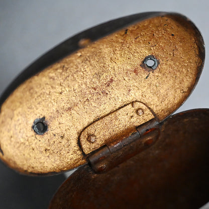 Myochin Style Uchidashi Hand Forged Iron Sagemono Case