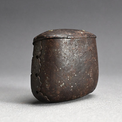 Myochin Style Uchidashi Hand Forged Iron Sagemono Case