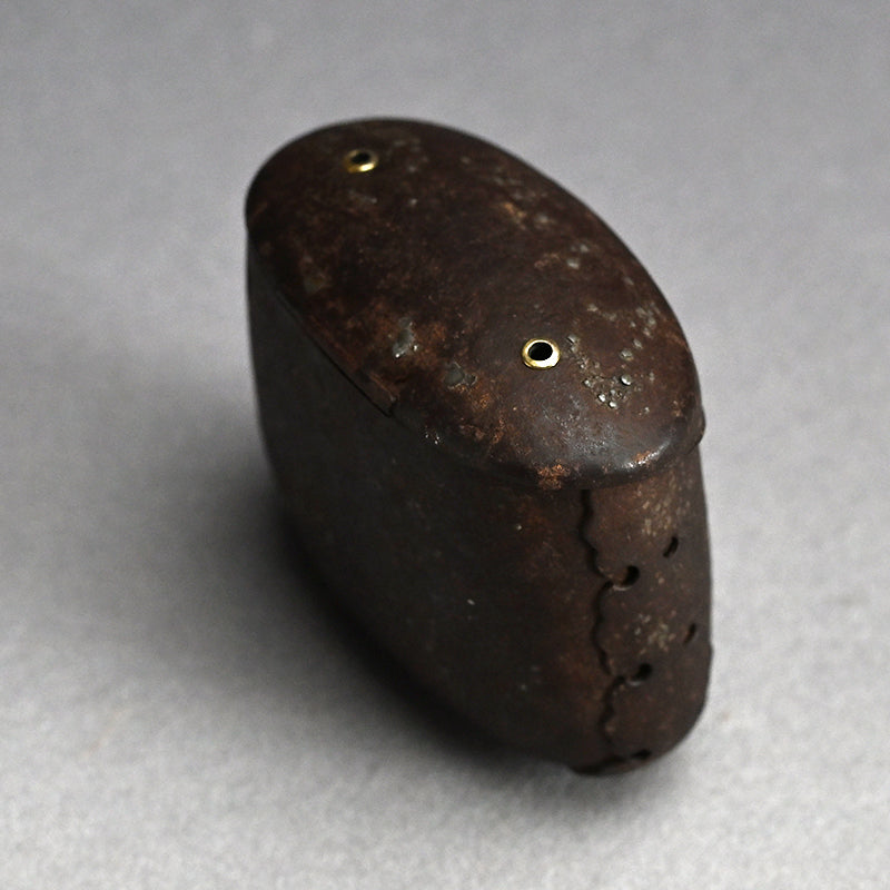 Myochin Style Uchidashi Hand Forged Iron Sagemono Case
