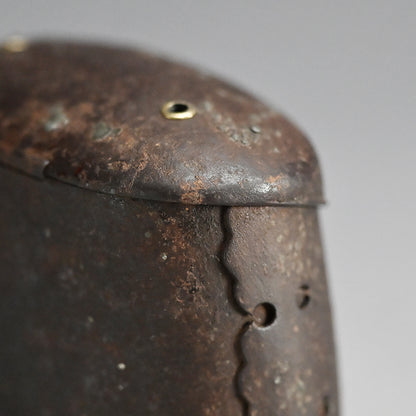 Myochin Style Uchidashi Hand Forged Iron Sagemono Case