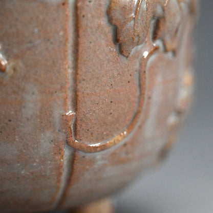 Rare Kyuwa Koro Incense Burner ー十代 三輪 休雪 (休和) “萩焼 立瓜 香爐”