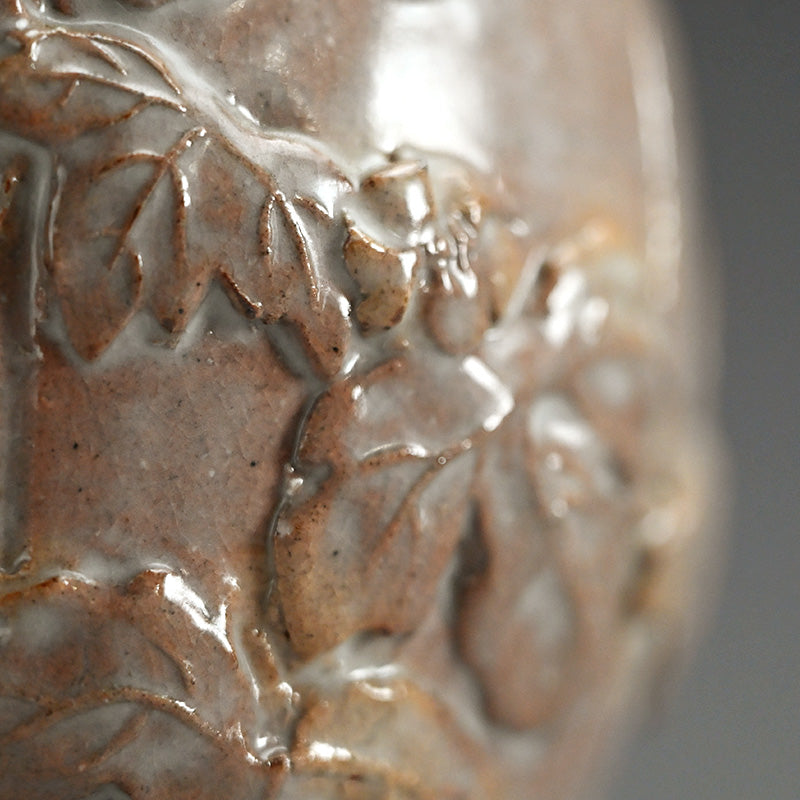 Rare Kyuwa Koro Incense Burner ー十代 三輪 休雪 (休和) “萩焼 立瓜 香爐”