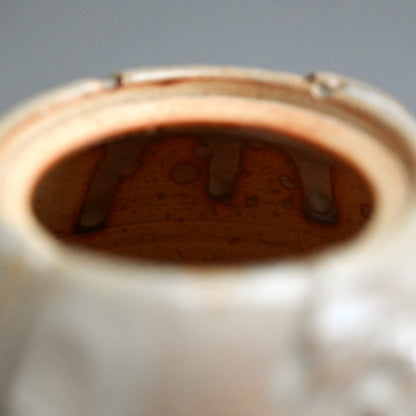 Rare Kyuwa Koro Incense Burner ー十代 三輪 休雪 (休和) “萩焼 立瓜 香爐”