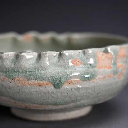 Unusual Earthy Kashiki Bowl ー宮川 (真葛) 香山 "菓子器"