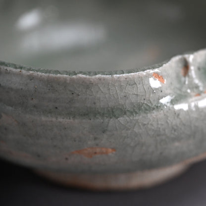 Unusual Earthy Kashiki Bowl ー宮川 (真葛) 香山 "菓子器"