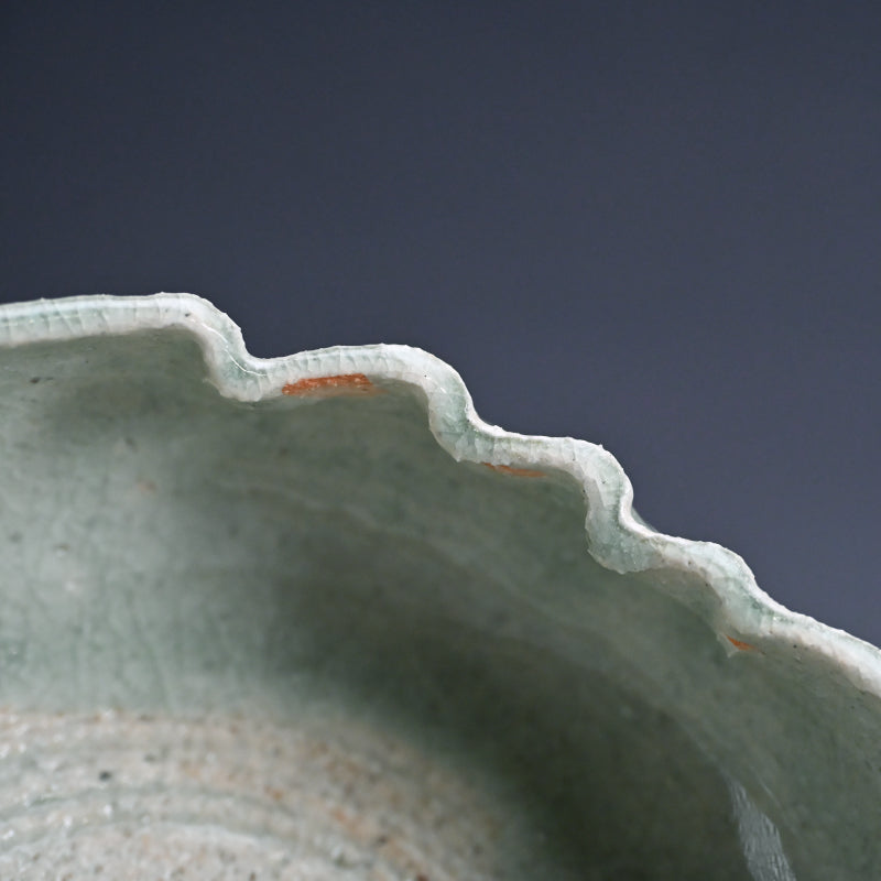 Unusual Earthy Kashiki Bowl ー宮川 (真葛) 香山 "菓子器"