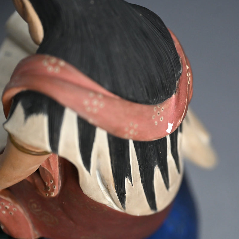 Iro Bizen Monju Bosatsu on Shishi Koro Incense Burner
