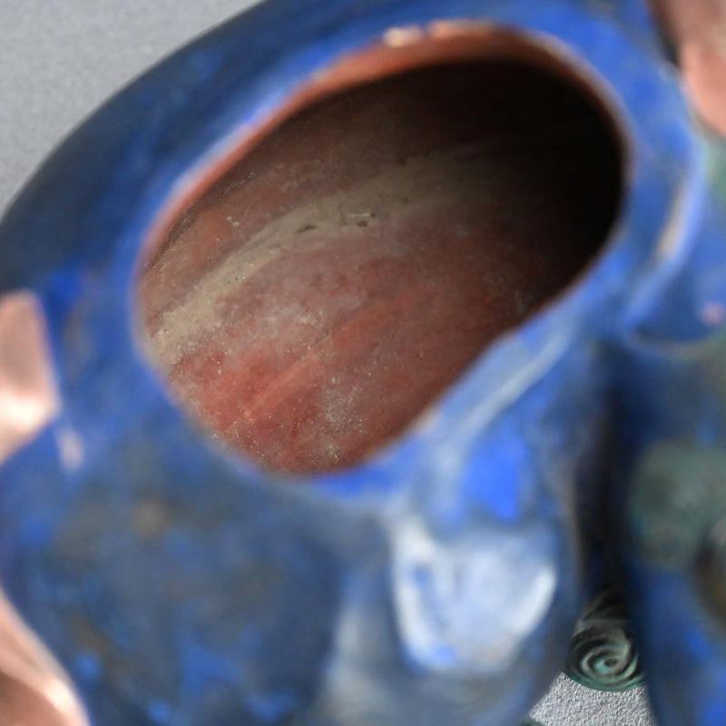 Iro Bizen Monju Bosatsu on Shishi Koro Incense Burner
