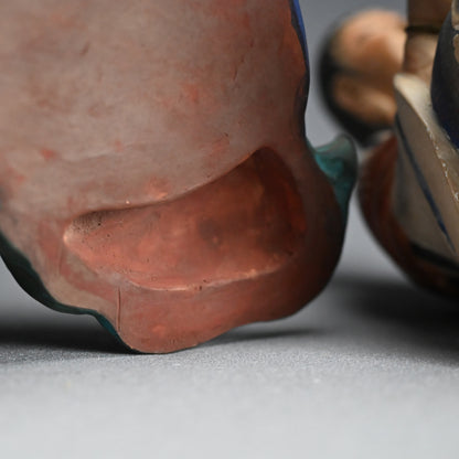 Iro Bizen Monju Bosatsu on Shishi Koro Incense Burner