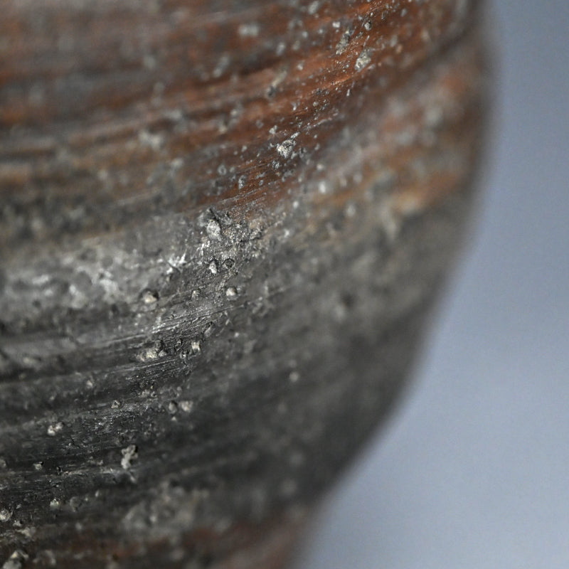 Antique Japanese Bizen Mizusashi Water Container