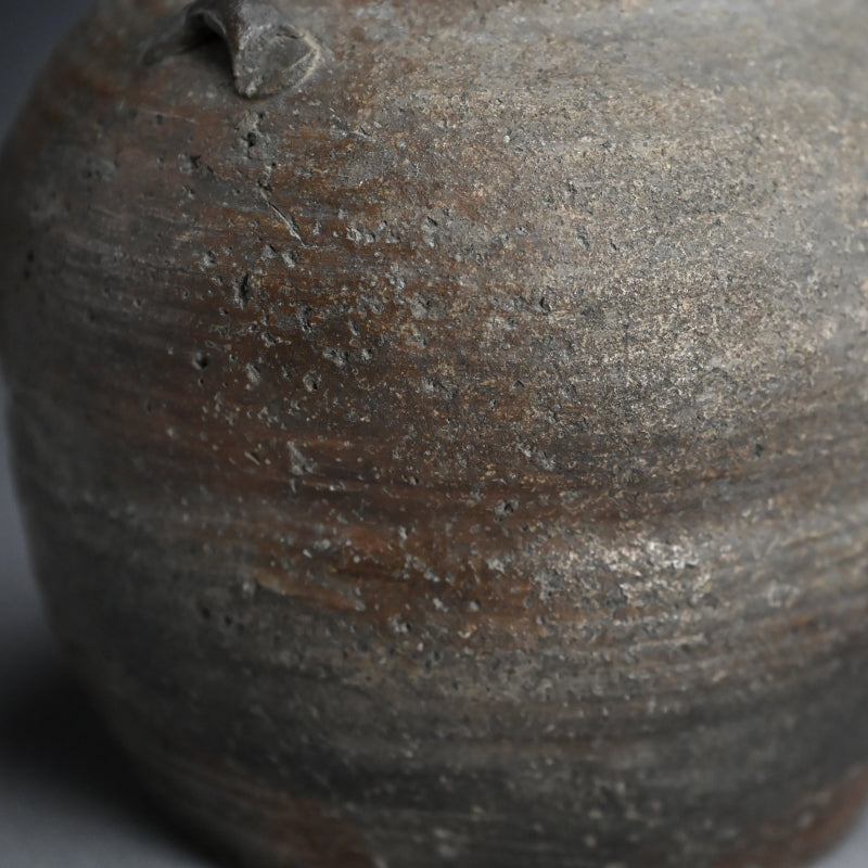 Antique Japanese Bizen Mizusashi Water Container