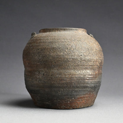 Antique Japanese Bizen Mizusashi Water Container