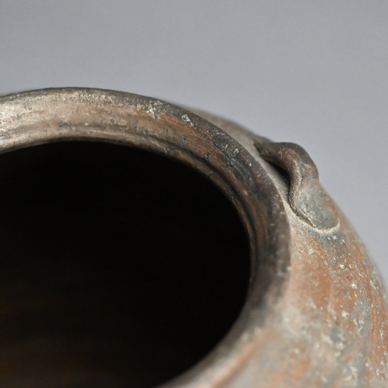 Antique Japanese Bizen Mizusashi Water Container