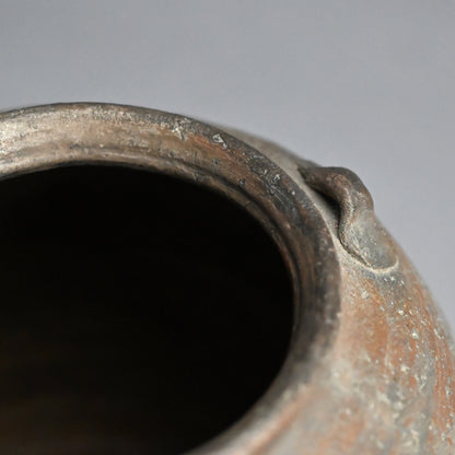 Antique Japanese Bizen Mizusashi Water Container