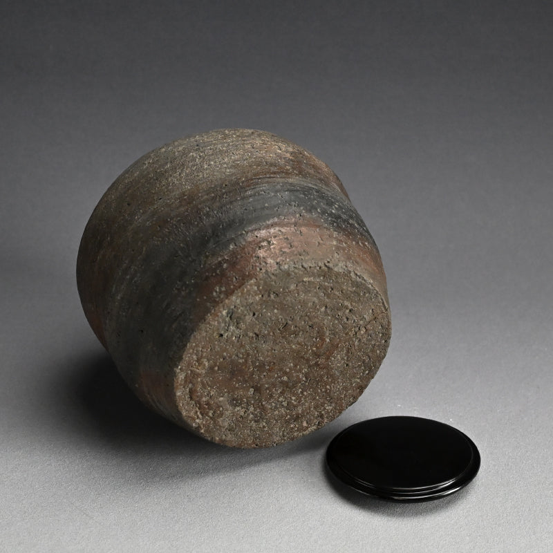 Antique Japanese Bizen Mizusashi Water Container