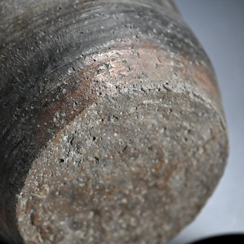 Antique Japanese Bizen Mizusashi Water Container