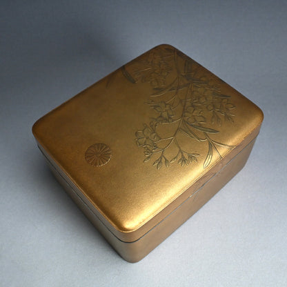 Antique Japanese Imperial Lacquer Gift Box