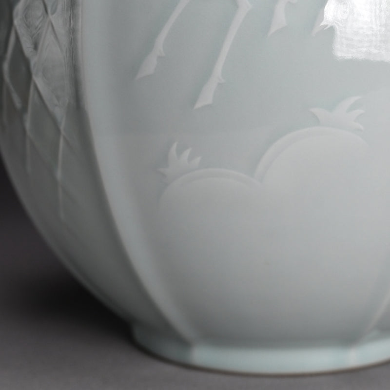 Okamoto Tameji Art Deco Era Porcelain Vase