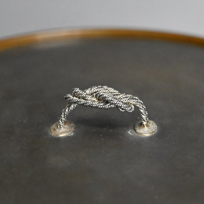 Bronze Mizusashi with Kaga Zogan ー本江 敏彦
