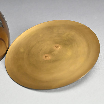 Bronze Mizusashi with Kaga Zogan ー本江 敏彦