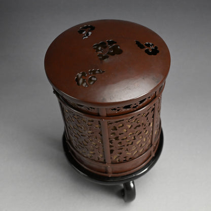 Antique Japanese Copper Buddhist Temple Lamp ー中陰燈籠