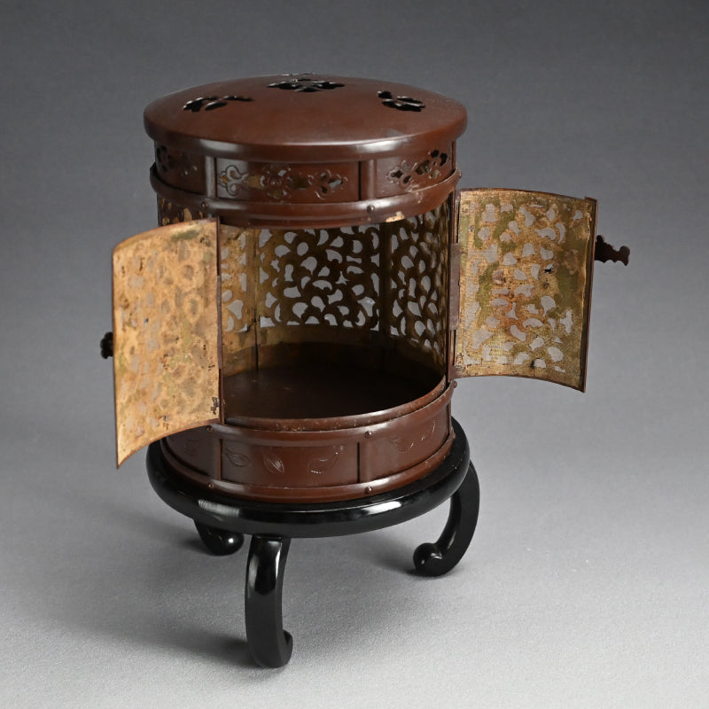 Antique Japanese Copper Buddhist Temple Lamp ー中陰燈籠