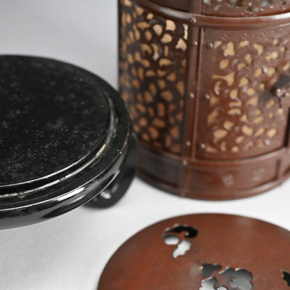 Antique Japanese Copper Buddhist Temple Lamp ー中陰燈籠