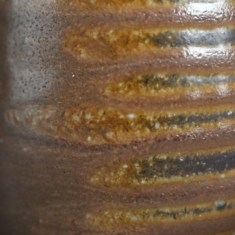 Dramatic Bizen Vessel ー森 敏彰 "備前 花入"