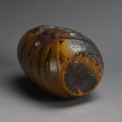 Dramatic Bizen Vessel ー森 敏彰 "備前 花入"