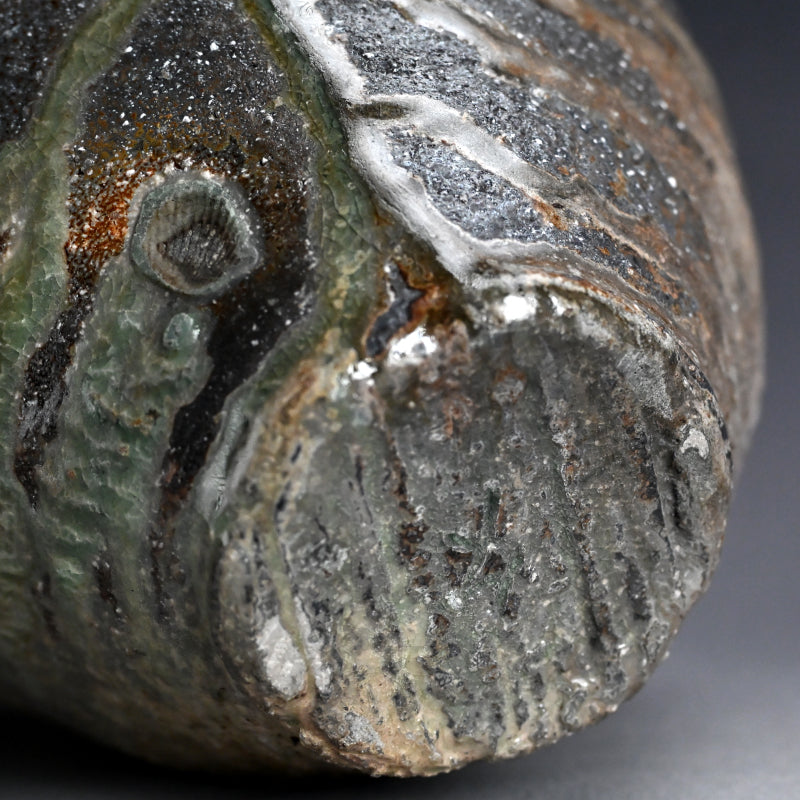Contemporary Shigaraki Yabure Tsubo ー古谷 剛敏 "自然釉破れ壺"