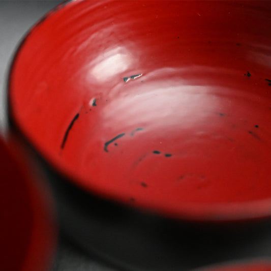 Wajima 5 person. Setting of Zen Temple Nesting Lacquer Bowls