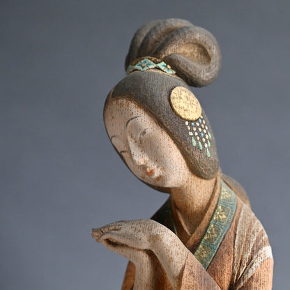大正時代 天平美人木彫像