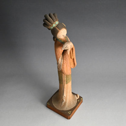 大正時代 天平美人木彫像